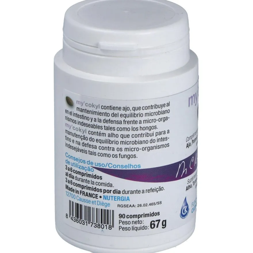Mycokyl Flora Digestiva 90comp - Nutergia