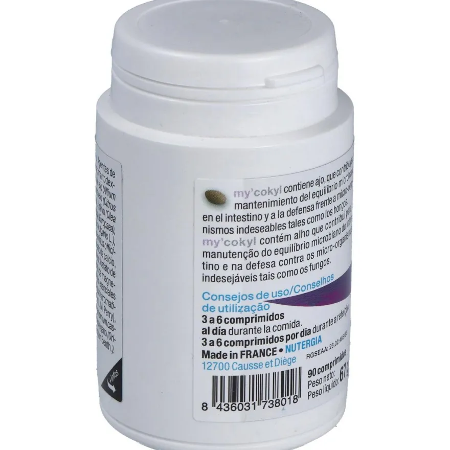 Mycokyl Flora Digestiva 90comp - Nutergia