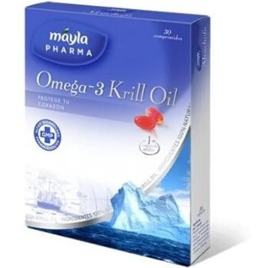 Máyla Pharma Omega 3 Krill Oil, 30 Cápsulas - Omega-3