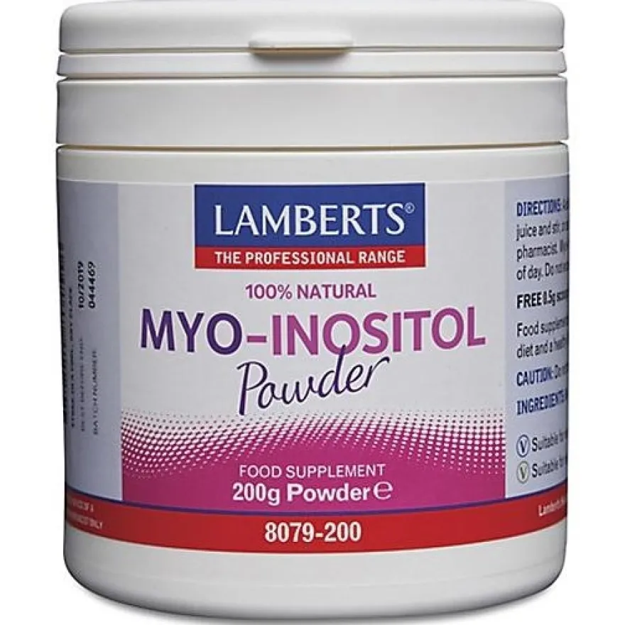 Myoinositol Polvo 100% Natural 200gr - Lamberts