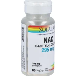 Nac 295mg 60caps - Solaray