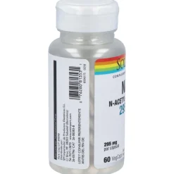 Nac 295mg 60caps - Solaray