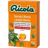 Naranja - Menta Caramelos sin Azúcar 50g - Ricola
