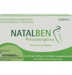 Natalben Preconceptivo (30 Cápsulas) - Italfarmaco S a