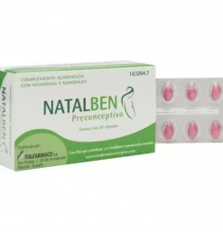Natalben Preconceptivo (30 Cápsulas) - Italfarmaco S a