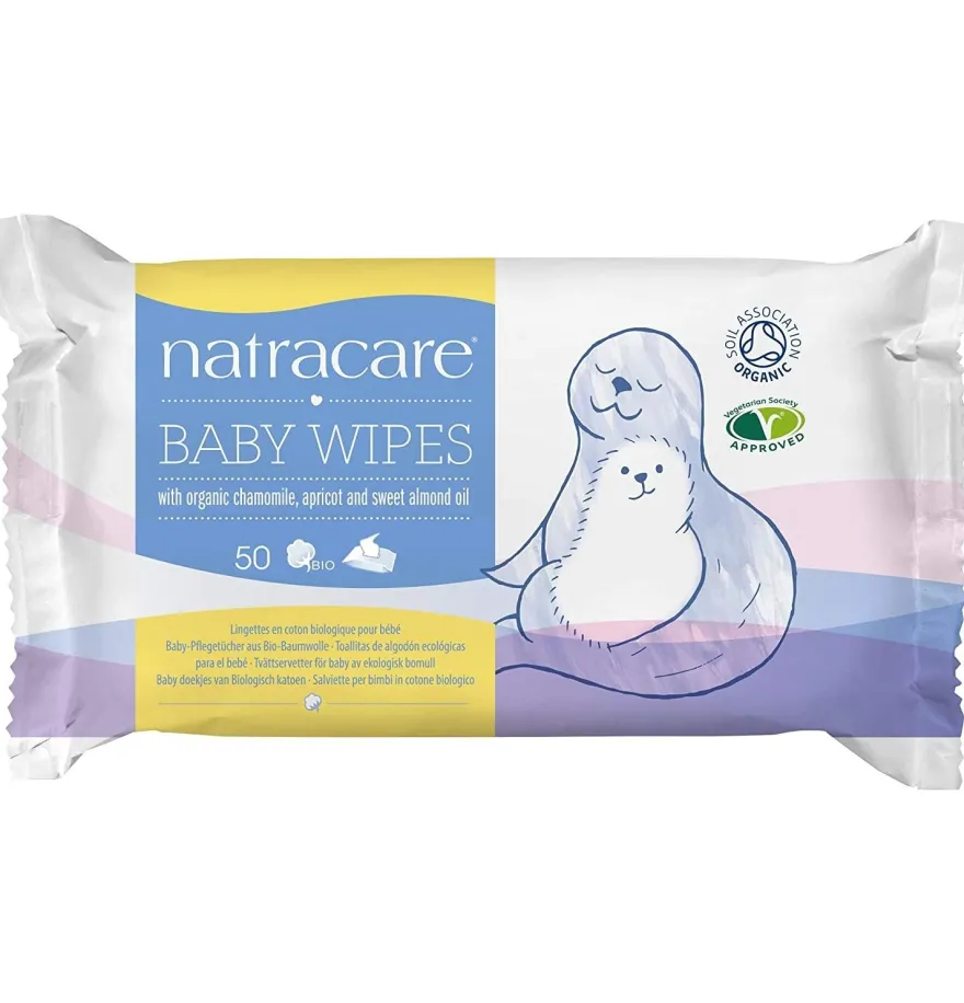 Natracare Toallitas Bebe Algodon Eco (50 Toallitas)