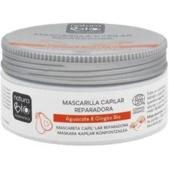 Naturabio Cosmetics Mascarilla Capilar Reparadora Aguacate Ginkgo 200Ml