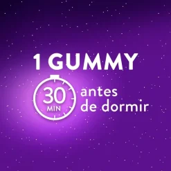 Natura Gummies Plátano y Mango de Melatonina 1mg y Valeriana 30u - Zzzquil