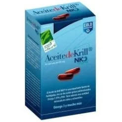 100% Natural Aceite de Krill Nko 80 Perlas de 500mg - Cien por Cien Natural