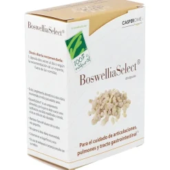 100% Natural Boswellia Select 60cáps - Cien por Cien Natural