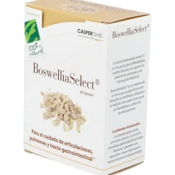 100% Natural Boswellia Select 60cáps - Cien por Cien Natural