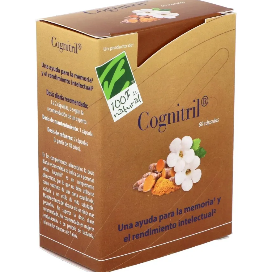 100% Natural Cognitril 60 Cápsulas