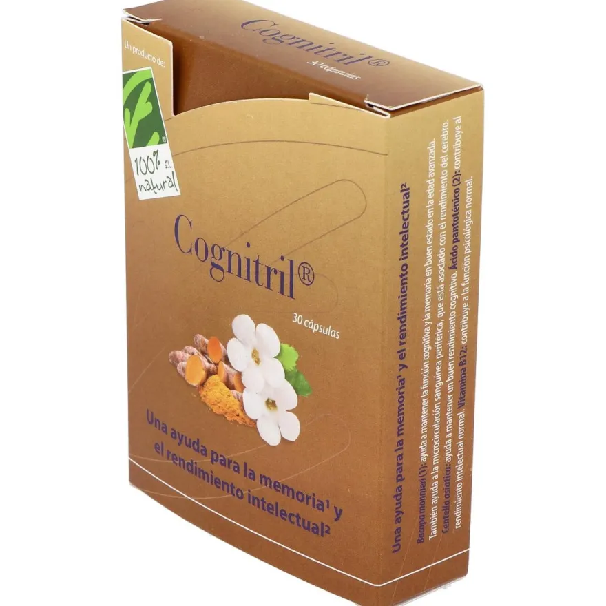 100% Natural Cognitril 30 Cápsulas