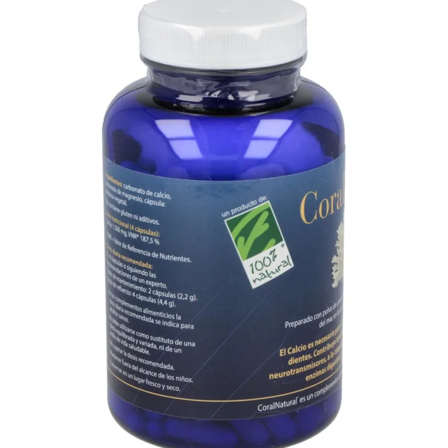 100% Natural Coralnatural 180 Cápsulas