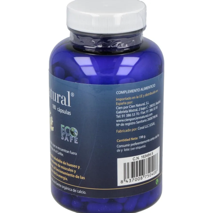 100% Natural Coralnatural 180 Cápsulas