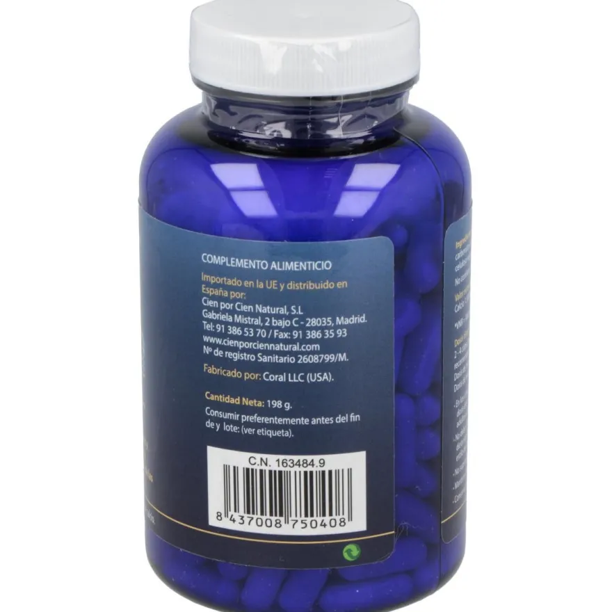 100% Natural Coralnatural 180 Cápsulas