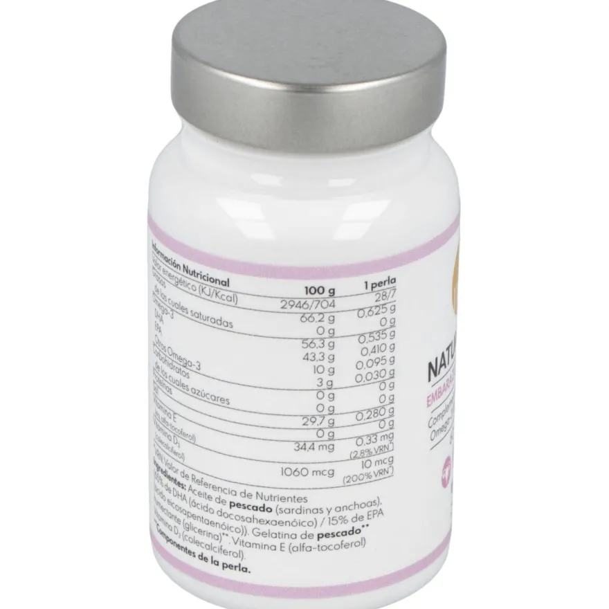 Natural Dha Embarazo Lactancia 60 Perlas - Puro Omega