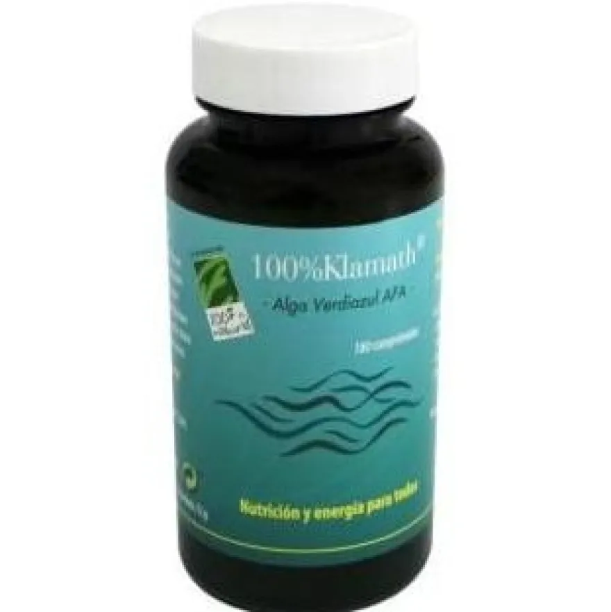 100% Natural Klamath Alga Verdiazul Afa 180Comp