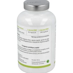 100% Natural Magnesio 180 Cápsulas - Cien por Cien Natural