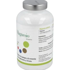 100% Natural Magnesio 180 Cápsulas - Cien por Cien Natural