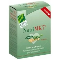 100% Natural Nutrimk7 Cardio Caja con 60 Cápsulas Vegetales - Cien por Cien Natural
