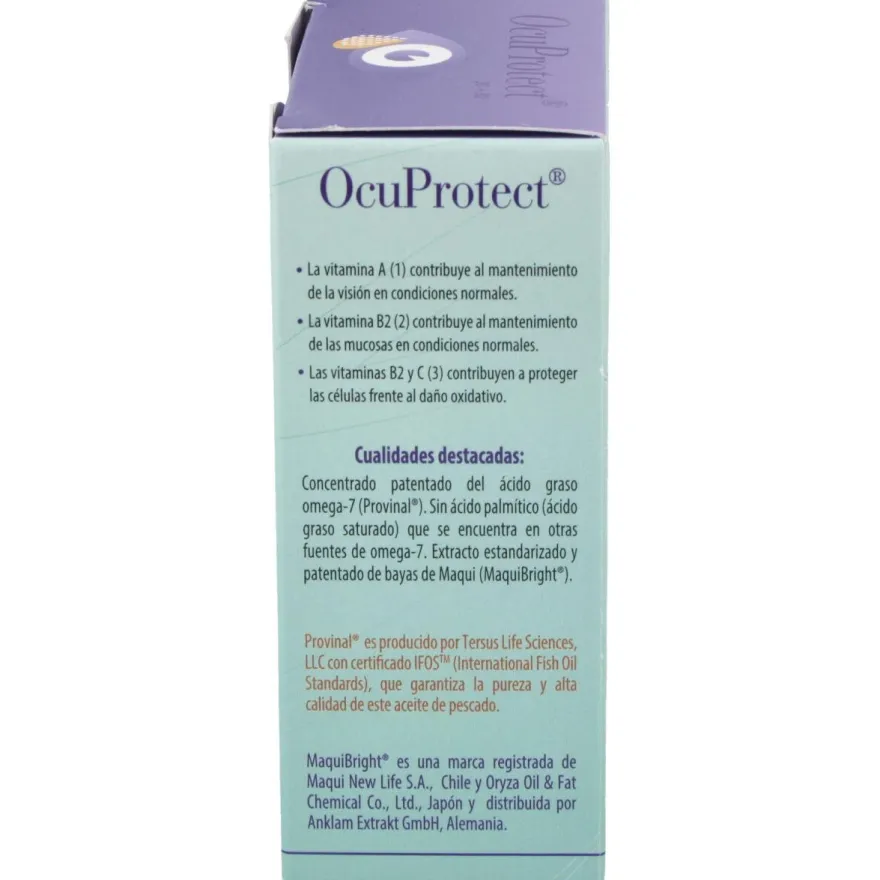 100% Natural Ocuprotect 30 Cápsulas +30 Cápsulas - Cien por Cien Natural