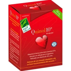 100% Natural Quinol 10 90 Cápsulas De 100Mg De Ubiquinol
