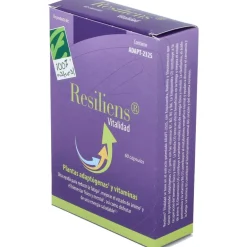 100% Natural Resiliens Vitalidad 60 Cápsulas - Cien por Cien Natural