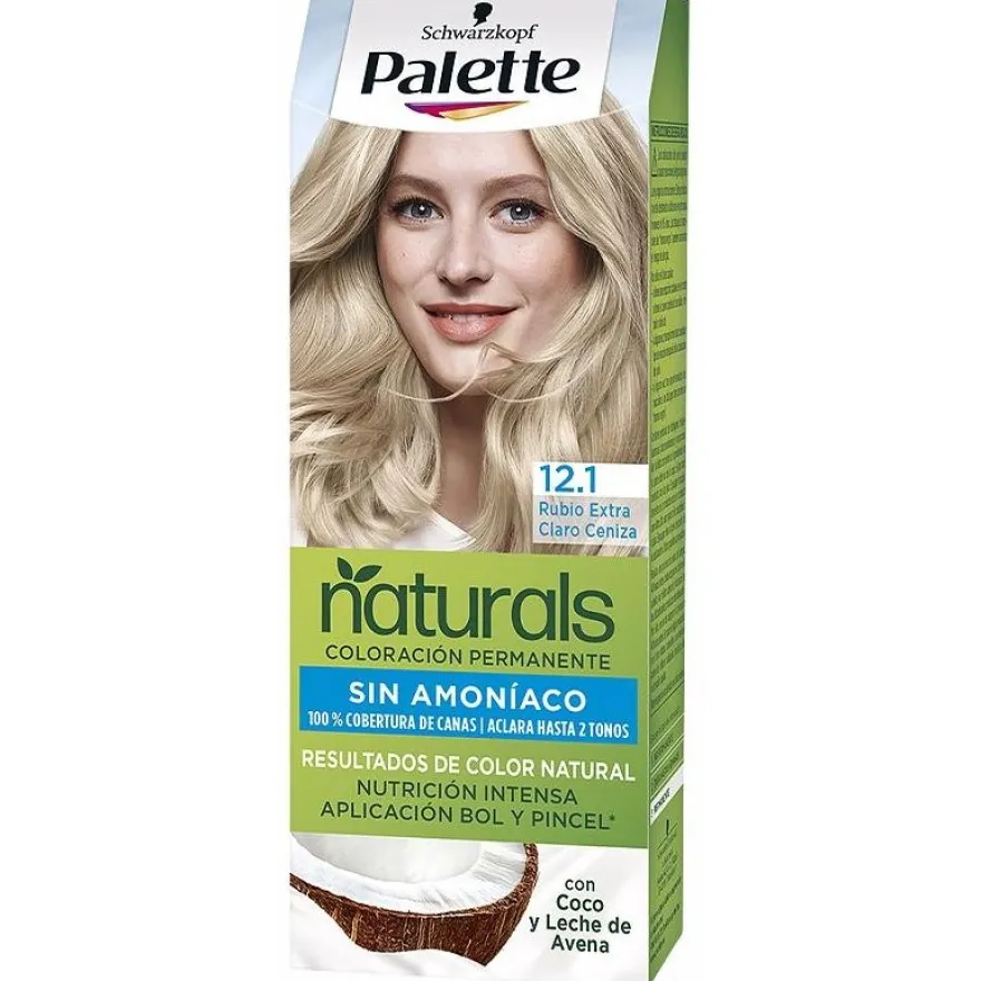 Natural Tinte 12.1 - Rubio Extra Claro Ceniza 1 u - Palette