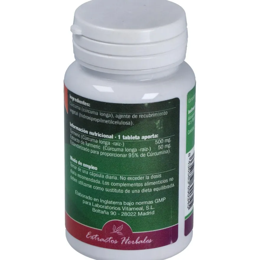 Naturbite Turmeric Curcuma 500Mg 60Caps