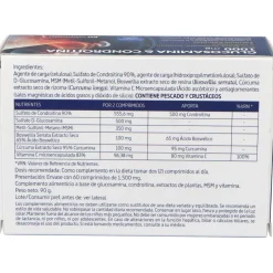 Nature Essential Glucosamine Chondroïtine Msm 60 Gélules