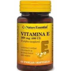Nature Essential Vitamina E-400 Ui Natural 60 Perlas