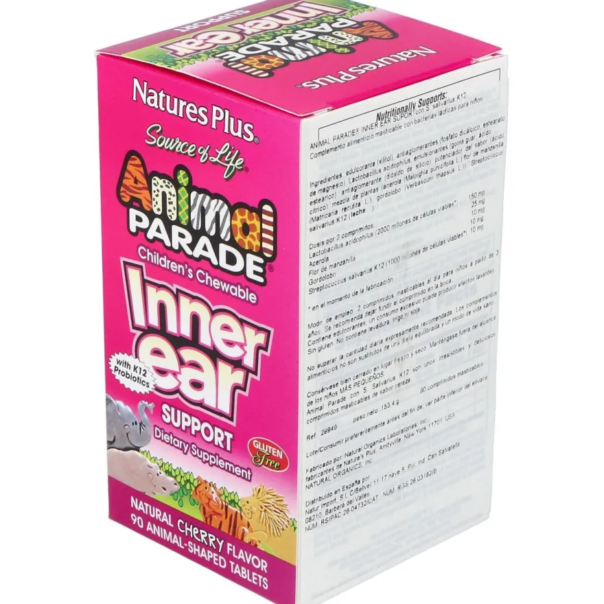 Naturesplus Animal Parade Inner Ear Support 90Comp