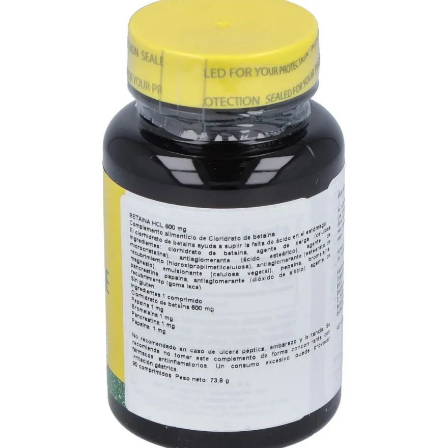 Naturesplus Betaina Hcl 600mg 90comp - Natures Plus