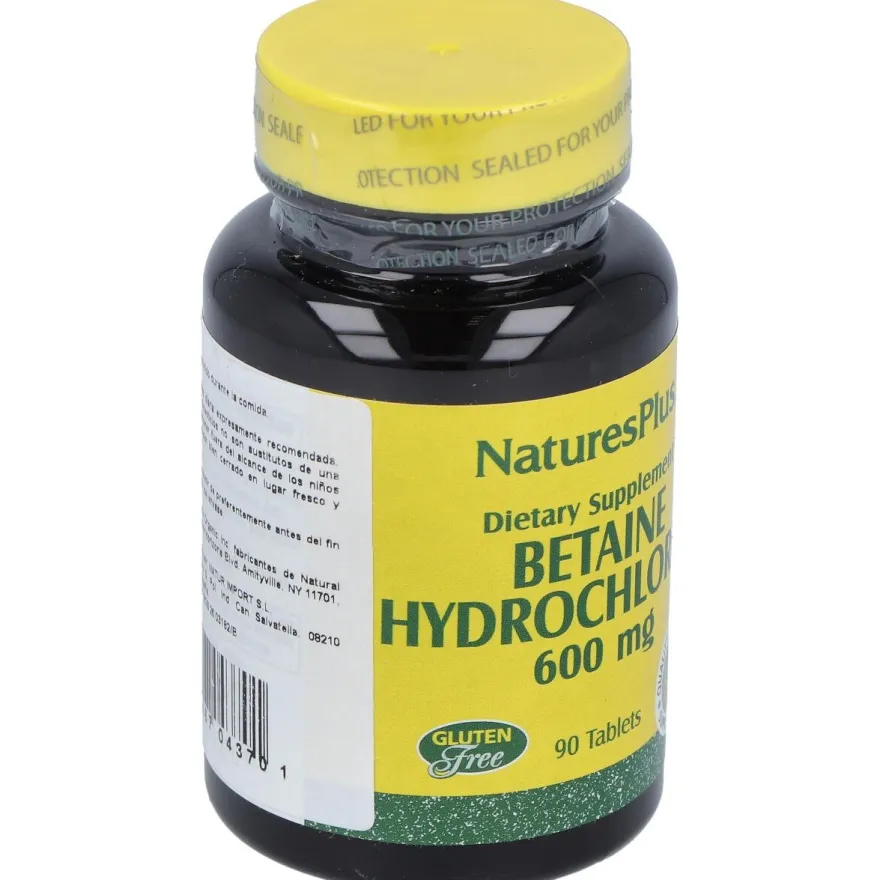 Naturesplus Betaina Hcl 600mg 90comp - Natures Plus