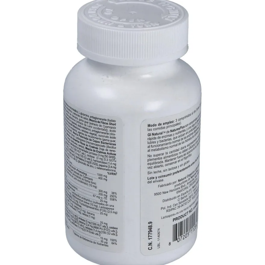 Nature's Plus Gi Natural, 90 Comprimidos - Natures Plus