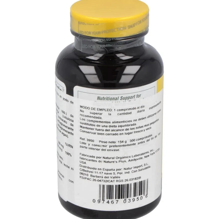 Natures Plus Kelp Yodo 300Compr