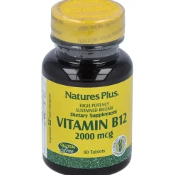 Nature's Plus Vitamina B12 2000mcg 60comp - Natures Plus