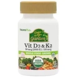 Nature'S Plus Vitamina D3 Y K2 60Caps