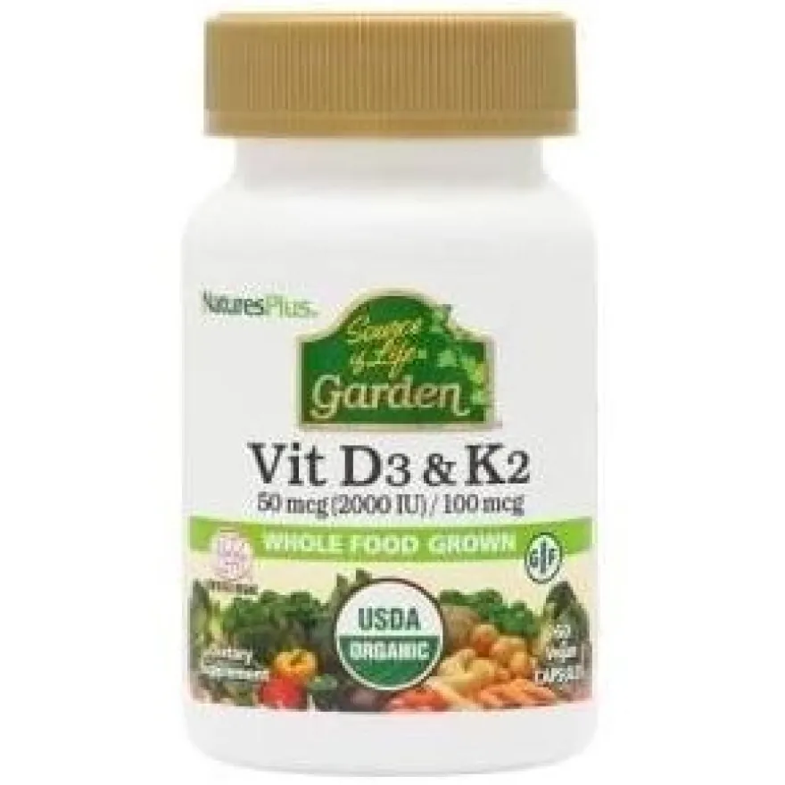 Nature'S Plus Vitamina D3 Y K2 60Caps