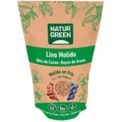 Naturgreen Semillas De Lino, Nibs De Cacao Y Aronia Bio 150G