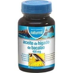 Naturmil Aceite de Higado Bacalao 400mg 45caps - Dietmed