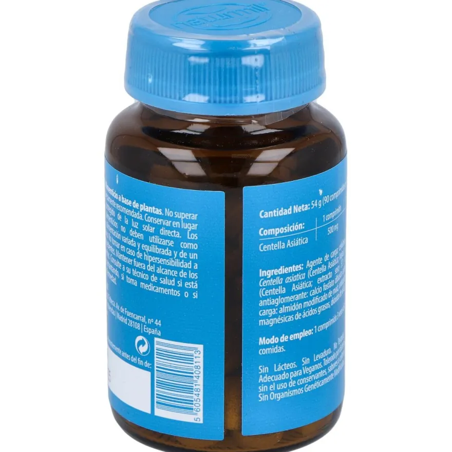 Naturmil Centella Asiatica 500 mg 90 Comprimidos - Dietmed