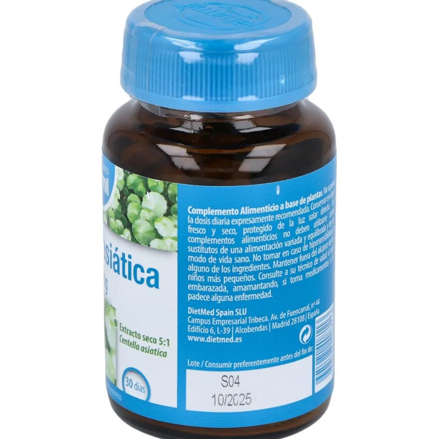 Naturmil Centella Asiatica 500 mg 90 Comprimidos - Dietmed