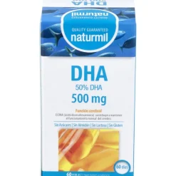 Naturmil Dha 500 Mg Sin Gluten 60 Capsulas