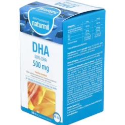 Naturmil Dha 500 Mg Sin Gluten 60 Capsulas