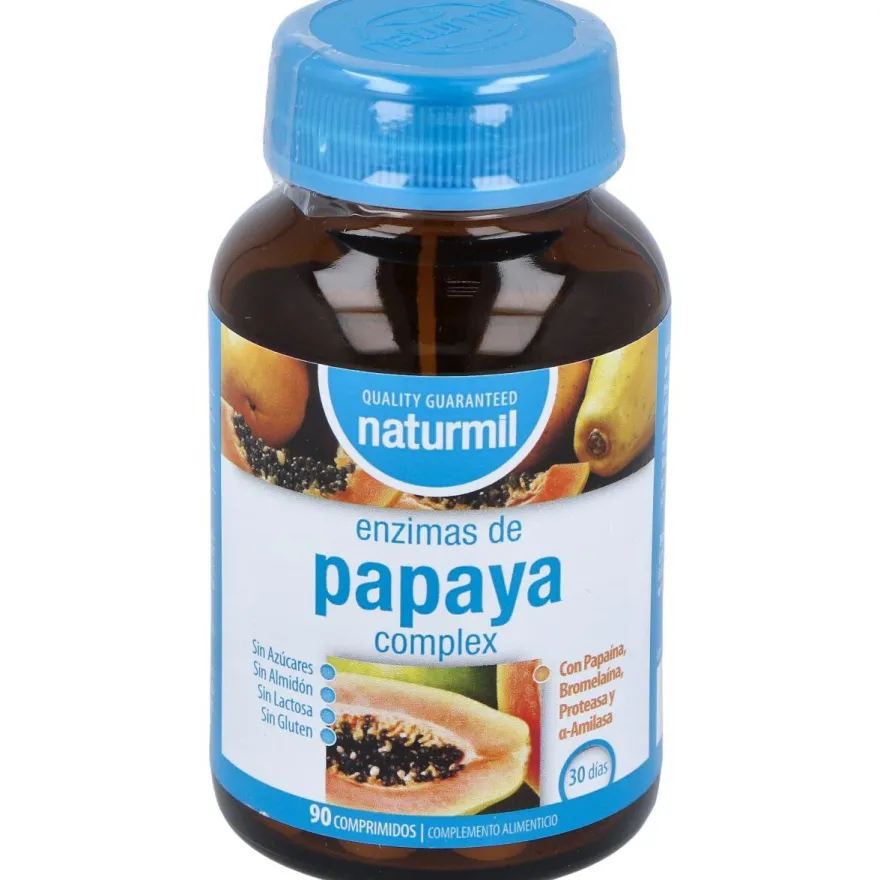 Naturmil Enzimas de Papaya Complex 90comp - Dietmed