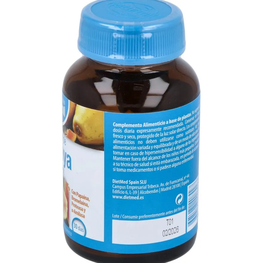 Naturmil Enzimas de Papaya Complex 90comp - Dietmed