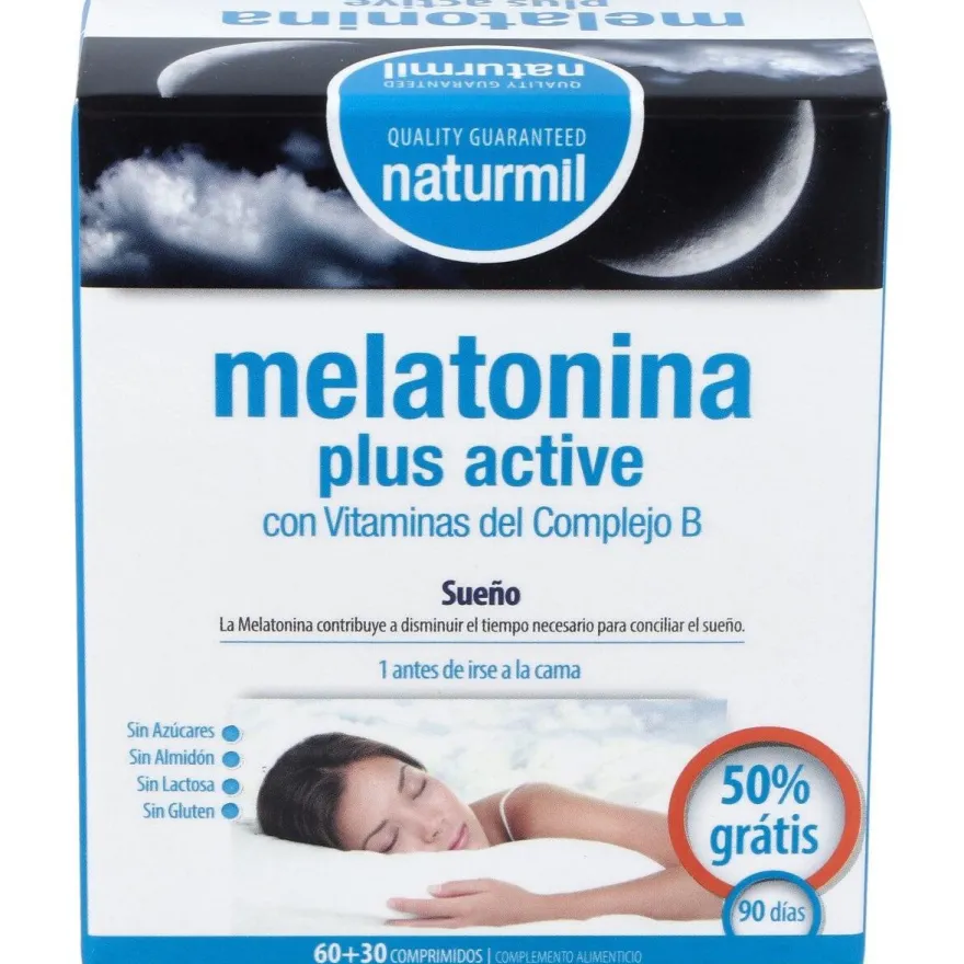 Naturmil Melatonina Plus Active 1_9Mg 60Comp