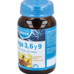 Naturmil Omega 3_6 Y 9 Aceite De Pescado_ Lino Y Onagra 60 Perla